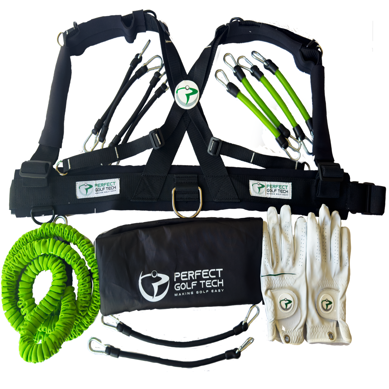 Swing Band Golf Training Aid (Includes Golf Gloves) Adult Men Size