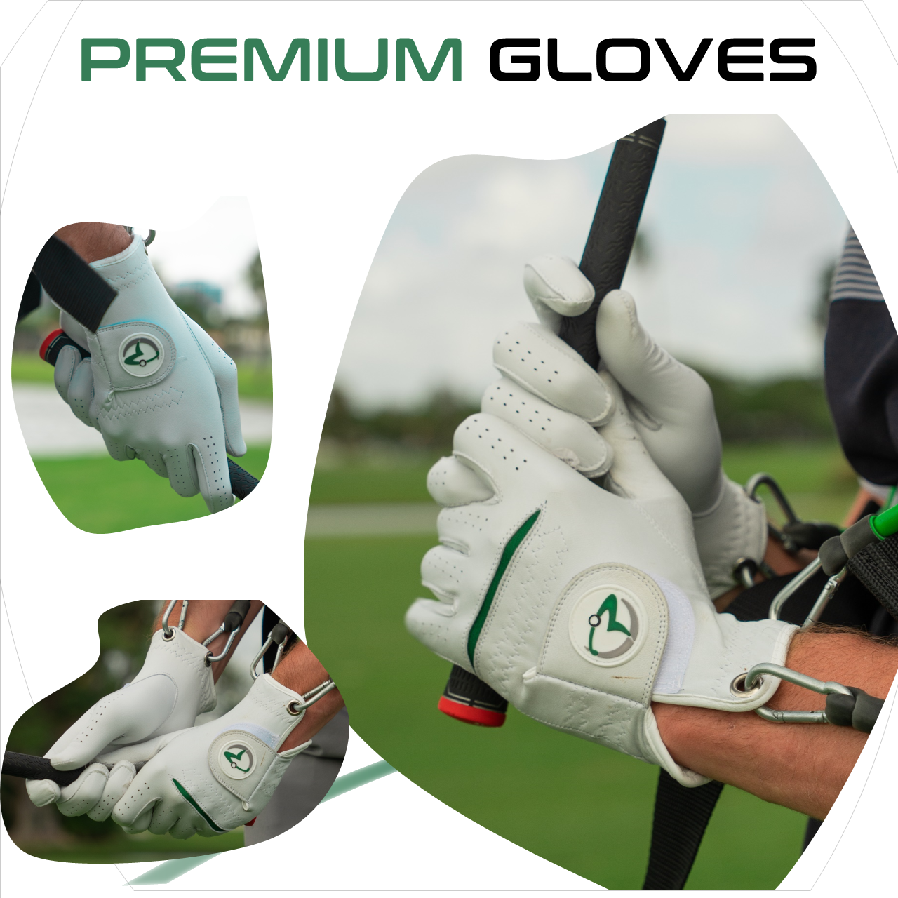 Swing Band Golf Training Aid (Includes Golf Gloves) Adult Men Size
