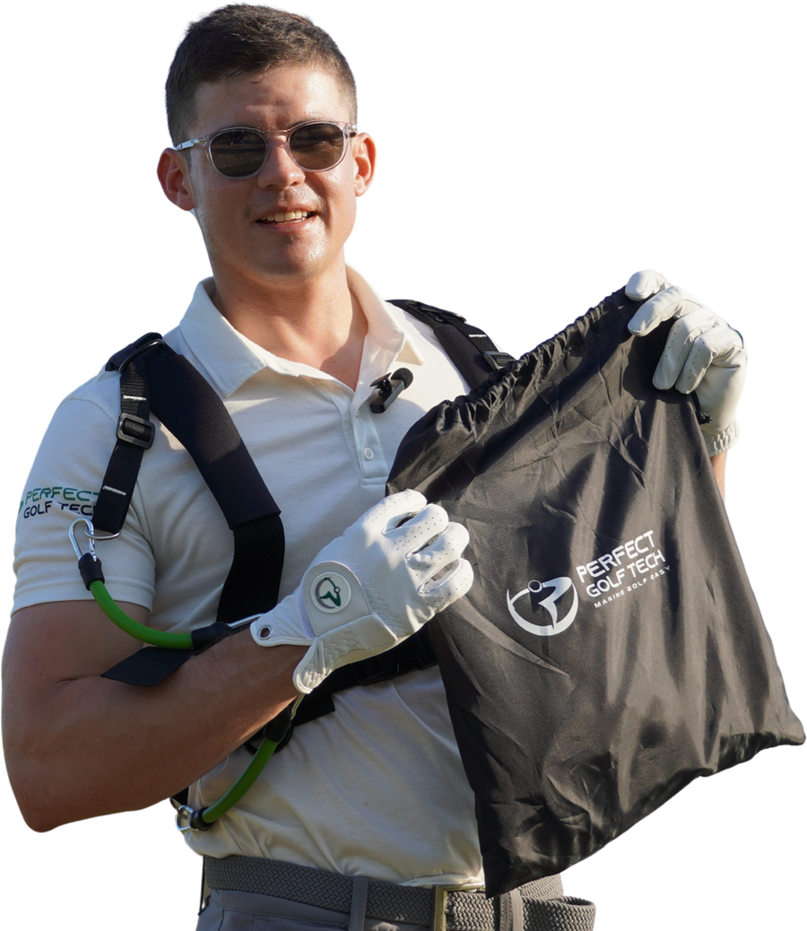 Nico Berbeo, founder of Perfect Golf Technologies, with the Swing Band